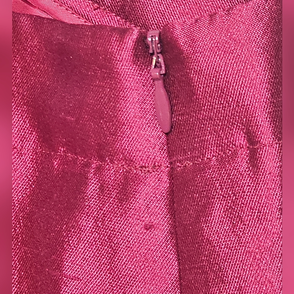 Talbots Women's Lightweight Red Dress Pants 12P Hidden‎ Zipper NWT. - Picture 11 of 15